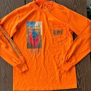 Brockhampton Tour orange longsleeve small